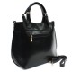 Černá dámská luxusní kabelka do ruky i přes rameno Apollina