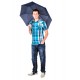 Šedý plně automatický skládací pánský deštník s kostkou Thiago