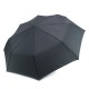 Šedý plně automatický skládací pánský deštník s čárkou Thiago