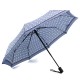 Modrý plně automatický skládací dámský deštník s hvězdou Jimena