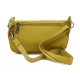 Žlutá dámská společenská mini kabelka ledvinka Selah