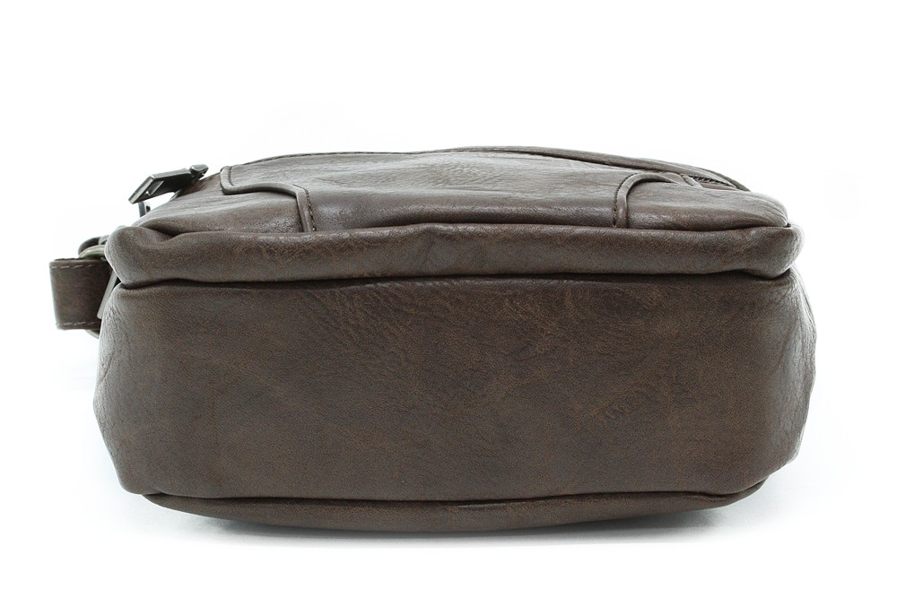 Kávově hnědá pánská praktická crossbody taška Tyrell