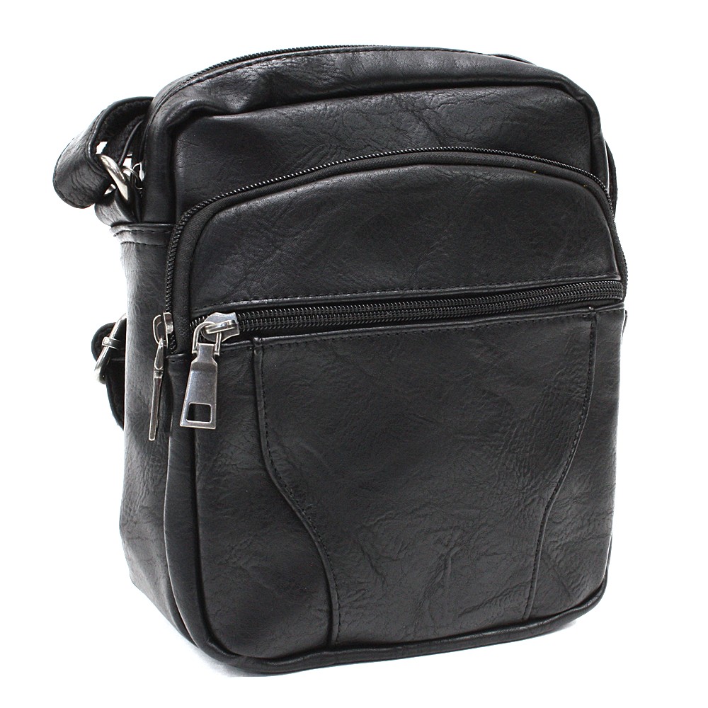 Černá pánská praktická crossbody taška Tyrell
