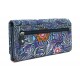 Modrá barevná kožená dámská peněženka Kassidy