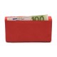 Červenočerná kožená dámská peněženka Jordana