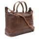Hnědá luxusní dámská kabelka Calantha