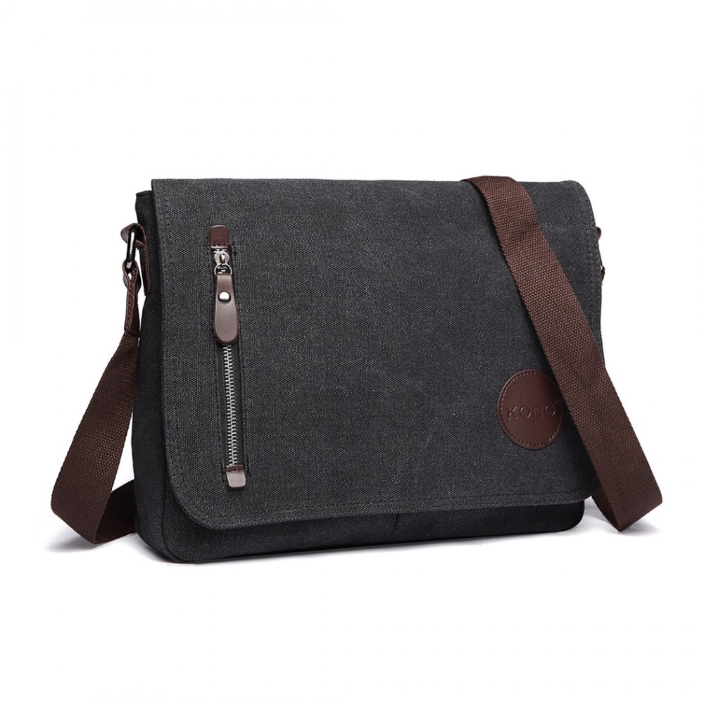 Černá pánská crossbody taška Andel