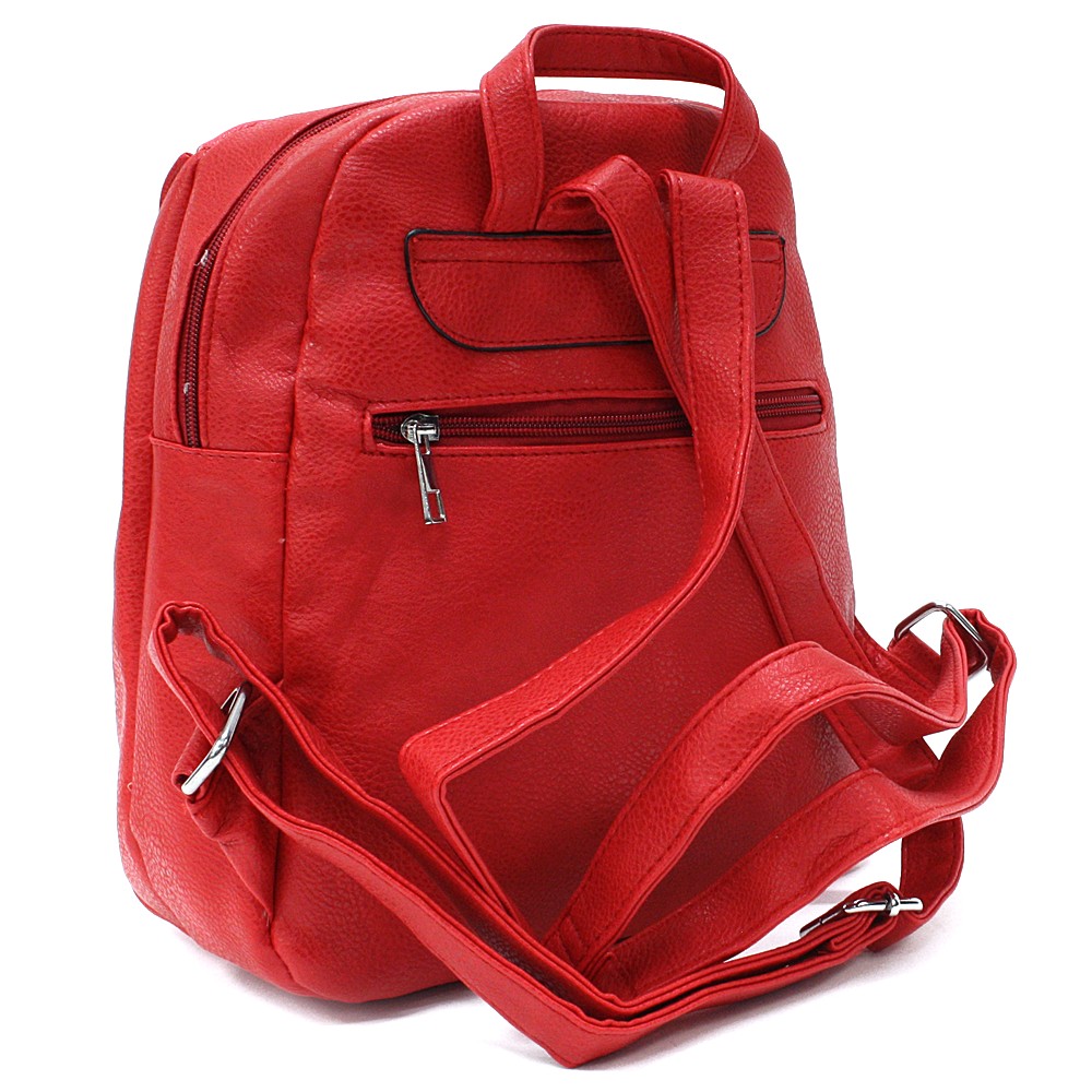 Červený městský dámský batoh Vedetta