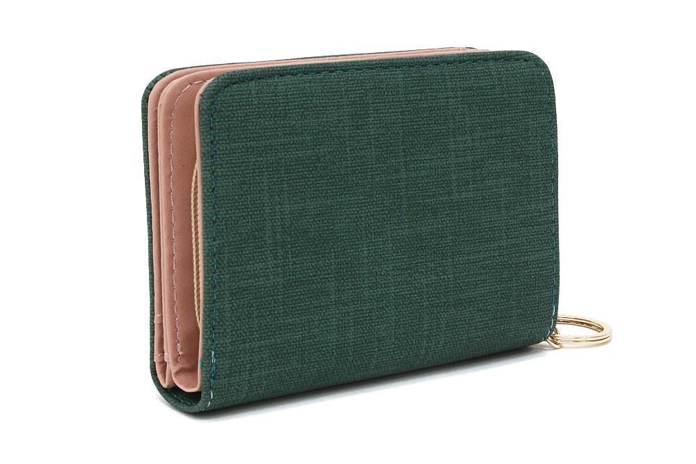 Zelená krátká dámská peněženka Adelina