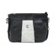 Černošedá klopnová dámská kabelka s výrazným designem Gaetana