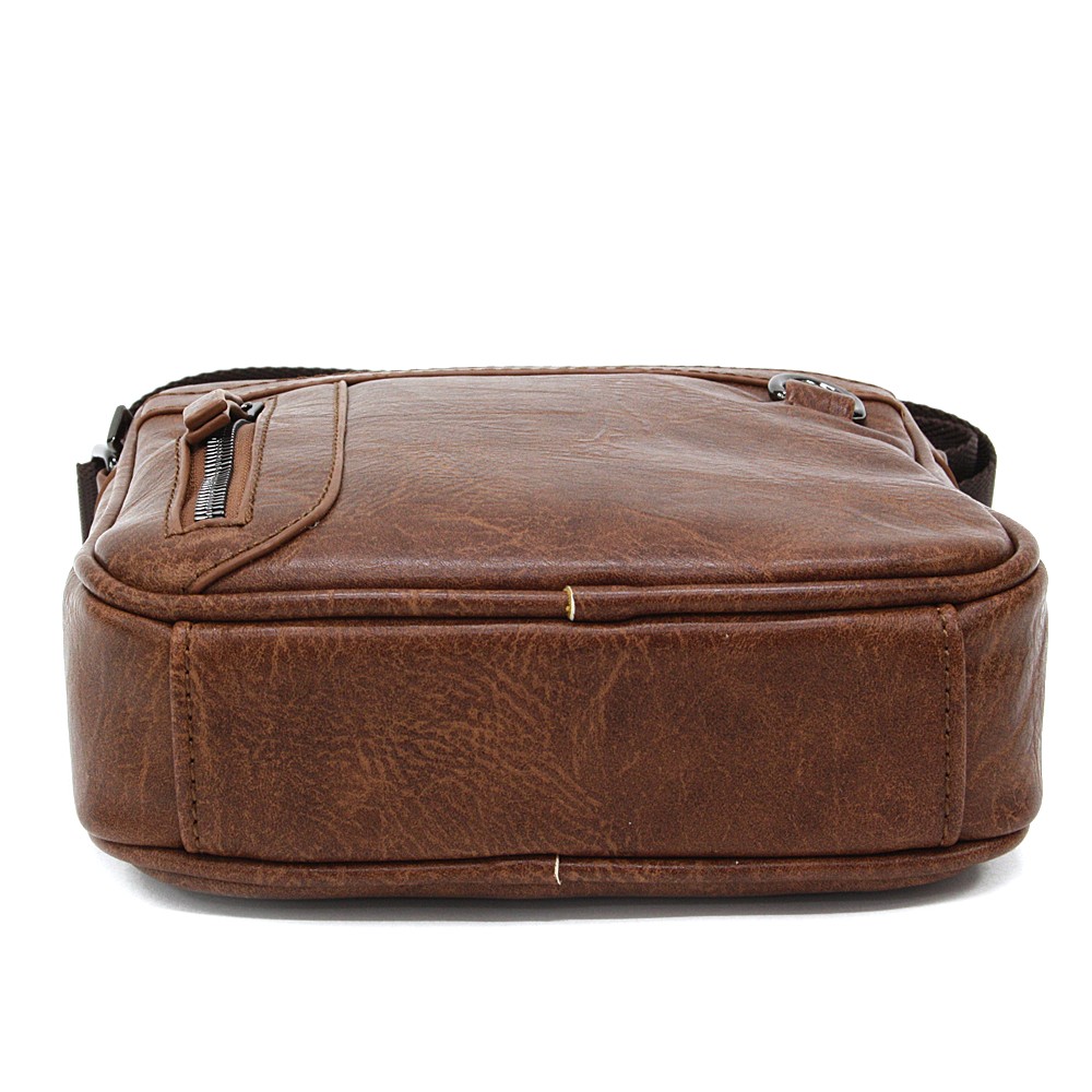 Hnědá pánská praktická crossbody taška Chappel