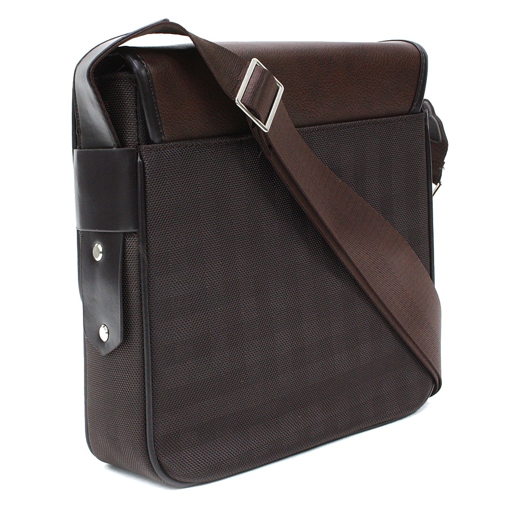 Tmavě hnědá menší pánská taška crossbody Delight