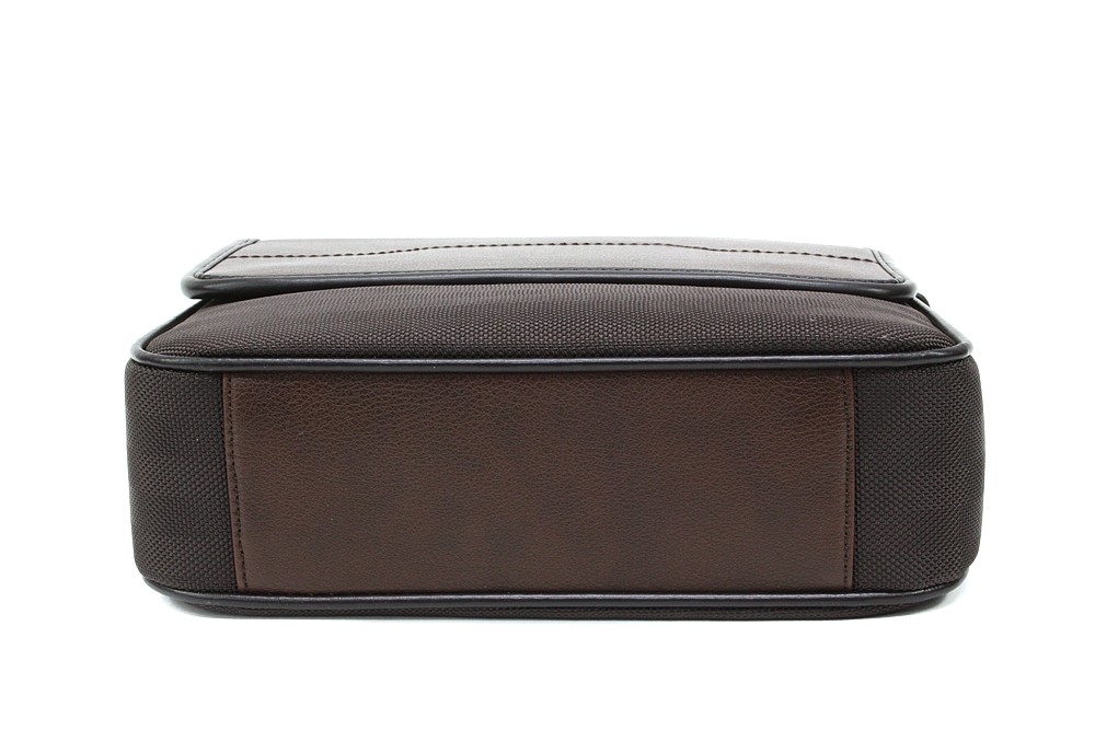 Tmavě hnědá menší pánská taška crossbody Delight