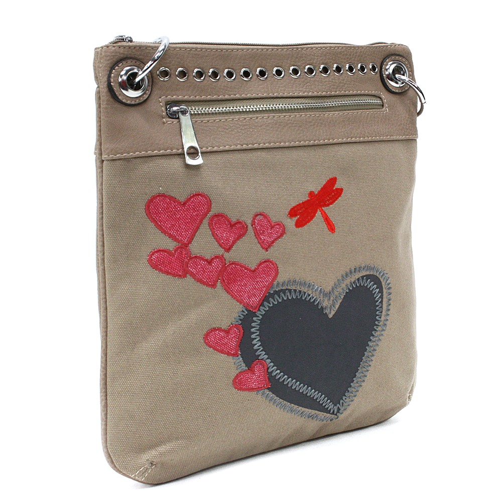 Hnědá crossbody kabelka Ariel