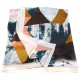 Béžový dámský módní šátek s geometrickým vzorem Lyla