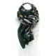 Zelený dámský teplý šátek se zvířecím vzorem Bryn