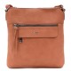 Béžová zipová dámská crossbody kabelka Ariane