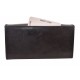 Černá praktická číšnická kožená peněženka Brennen