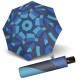 Modrý skládací plně automatický dámský deštník Abital