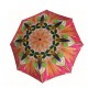 Růžový skládací plně automatický dámský deštník se vzorem Haylie