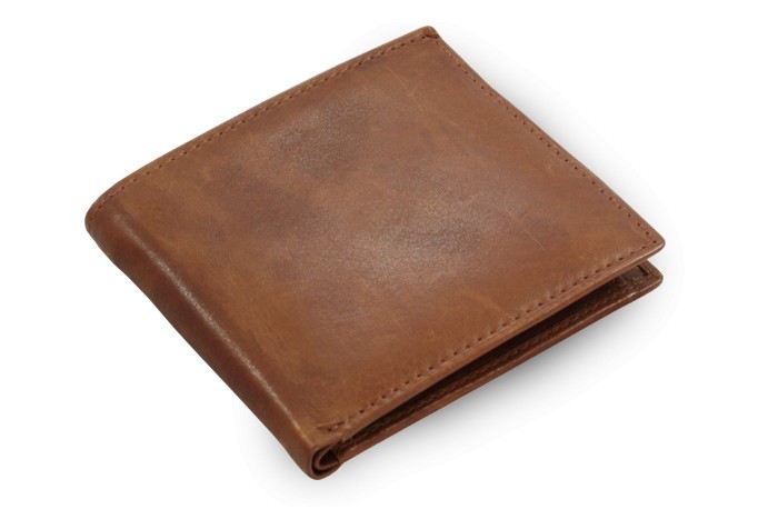 Tmavě hnědá pánská kožená peněženka Adodine