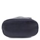 Tmavě modrý stylový zipový dámský batoh/kabelka Leonelle