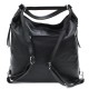 Černá barevná dámská kabelka s kombinací batohu Ninette