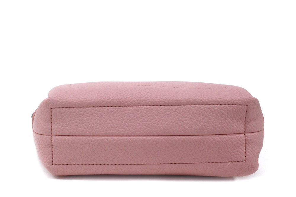 Růžová zipová crossbody dámská kabelka Joyanna