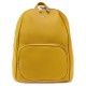 Žlutý stylový dámský zipový batoh/kabelka Alexis
