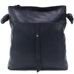 Tmavě modrá dámská zipová kabelka do ruky i přes rameno Joelle