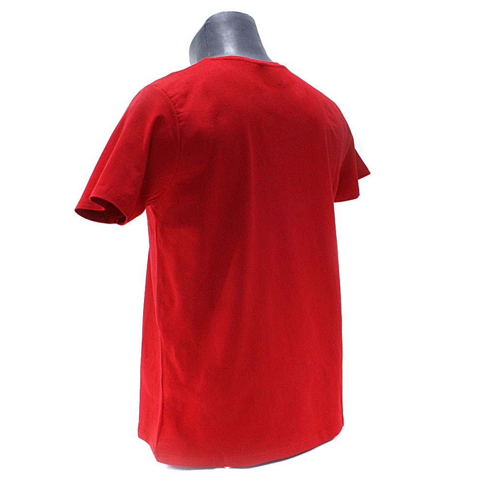 Červené pánské tričko s kulatým výstřihem Ashton