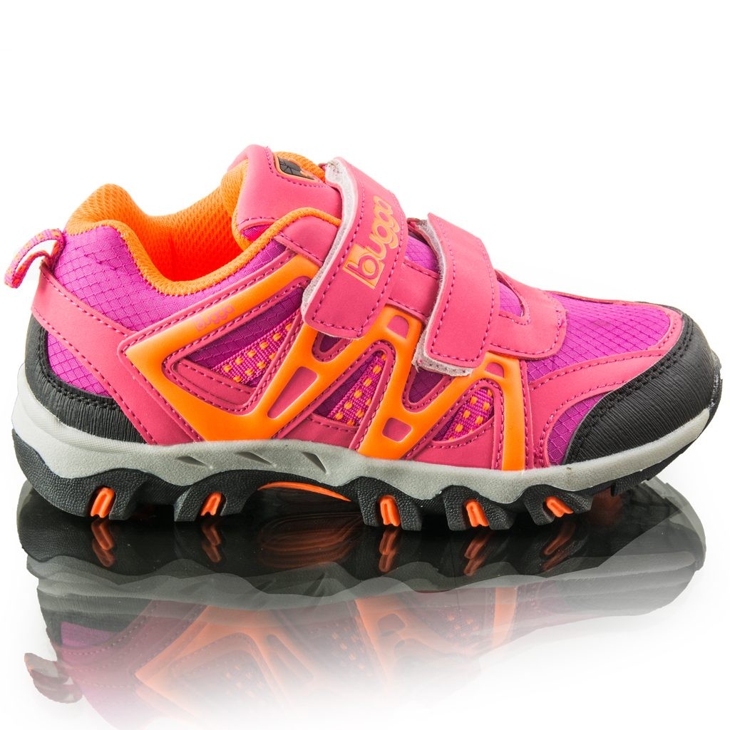 Růžové dívčí outdoorové softshellové boty Nelson, Velikost 35