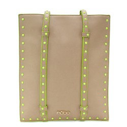 Béžová zipová dámská kabelka na rameno Shayla