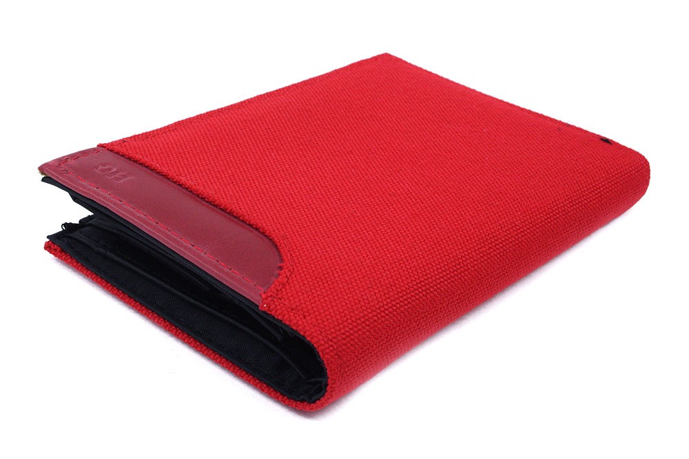 Červená textilní peněženka Harley