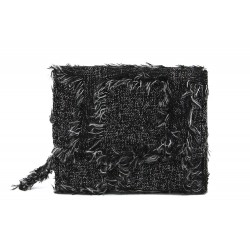 Šedočerná textilní peněženka Cearra