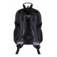 Černý zipový voděodolný školní batoh Delmore