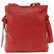 Červená dámská zipová kabelka přes rameno Aryana