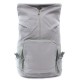 Světle šedý prostorný klopnový batoh Quintin