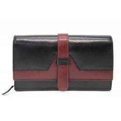 Černočervená psaníčková peněženka se zápinkou Madison