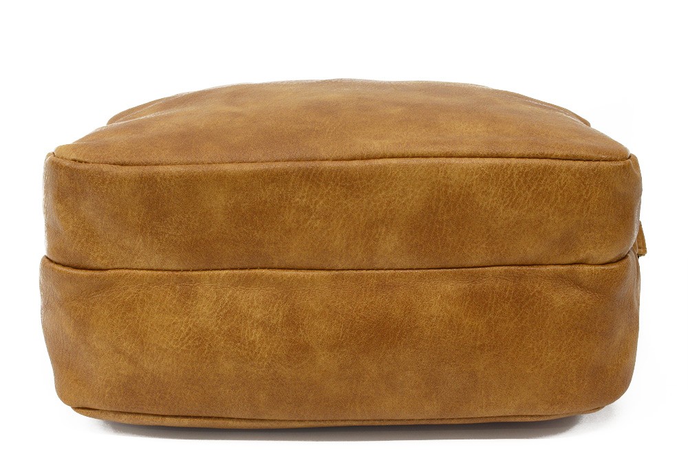Světle hnědá zipová dámská crossbody kabelka Chaney