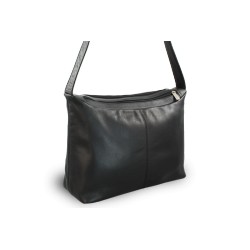 Černá dámská kožená kabelka Amilies