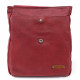 Tmavě červený stylový dámský klopnový batoh Zabaione
