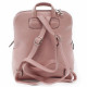 Světle růžový zipový dámský batoh Xandy