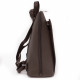 Tmavě hnědý praktický dámský batoh Proten