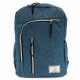 Modrý zipový městský batoh Corvin