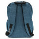 Modrý zipový městský batoh Corvin
